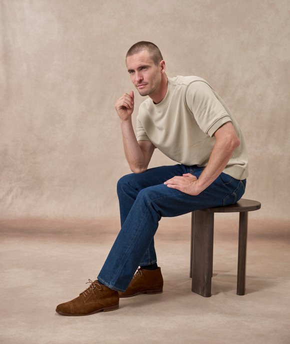 desert boots daim camel