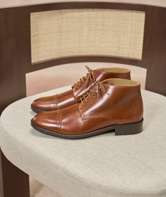 desert boots habillée cuir