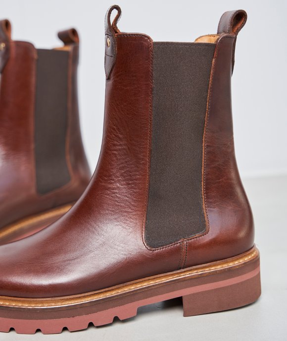 chelsea boots cuir marron