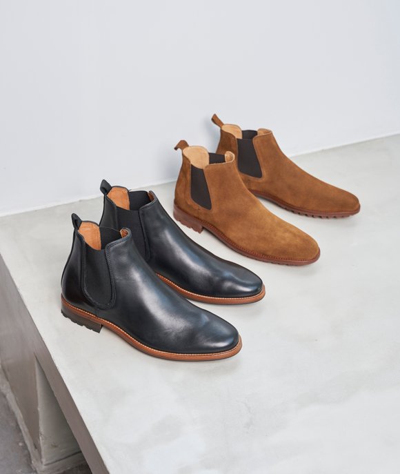 boots cuir homme