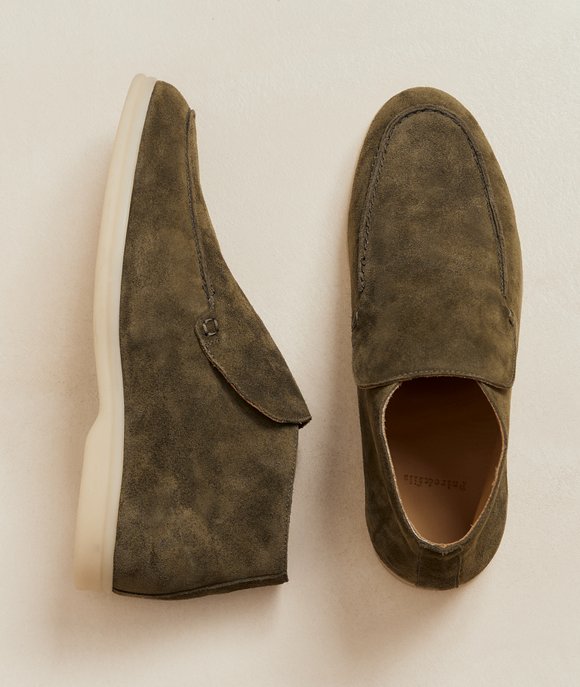 mocassin homme kaki
