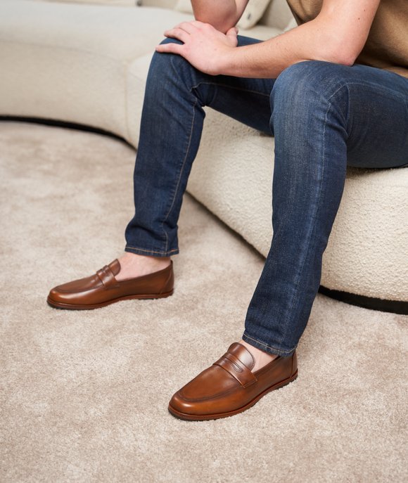 mocassin habillé homme