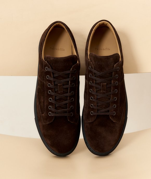 basket velours homme