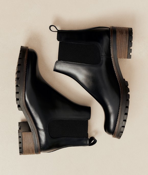 chelsea boots cuir femme