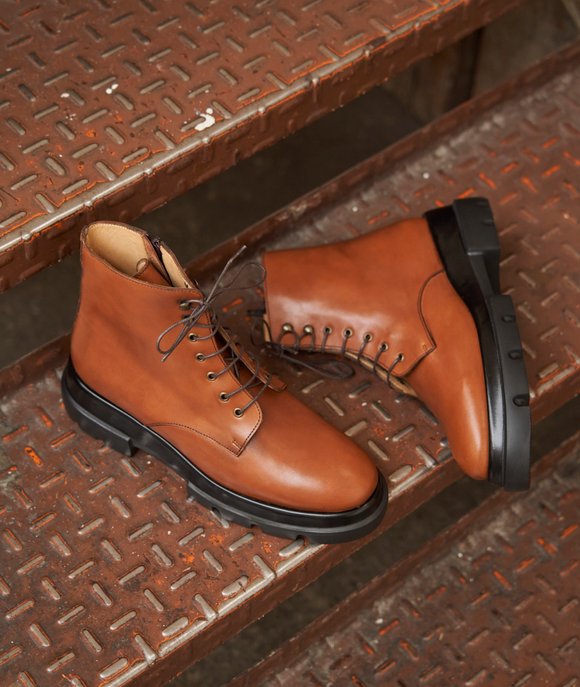 camel combat boots for women