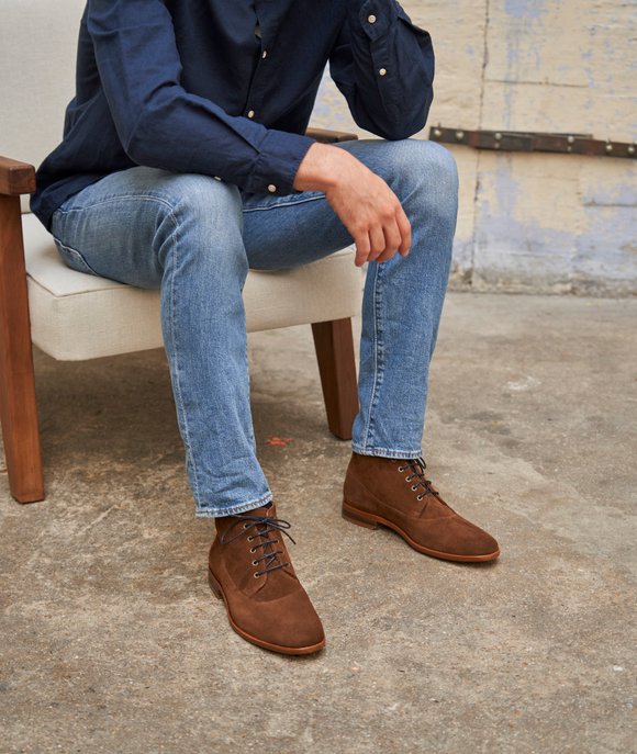 suede desert boots for men