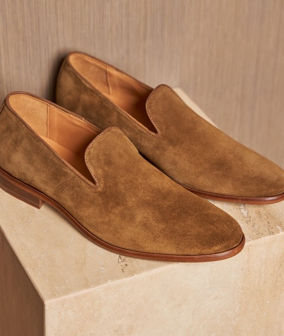 suede loafers