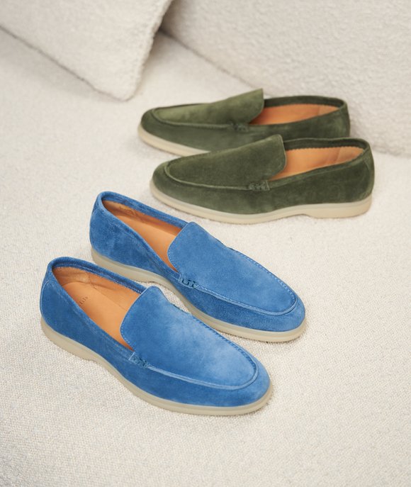 mocassins daim homme Paire et fils