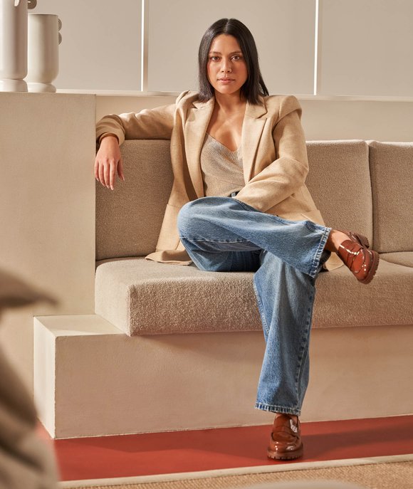 mocassin femme daim leopard