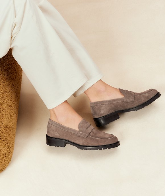 mocassin classique femme