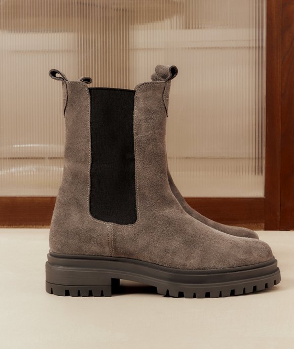 chelsea boots gris