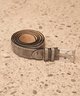 Ceinture daim gris clair