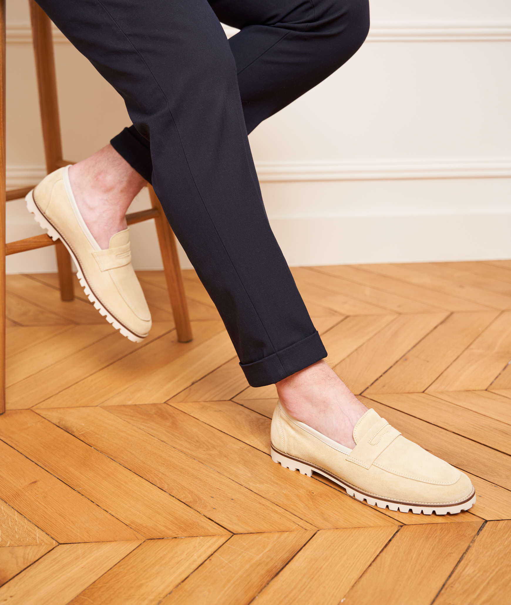 paire et fils mocassin
