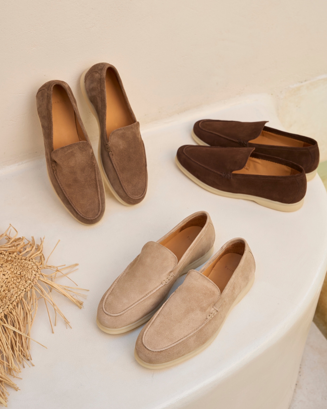 Mocassins En Cuir Aspect Daim Pour Femme - Semelle Souple Antidérapante, Grandes Tailles, Confort Automne/hiver